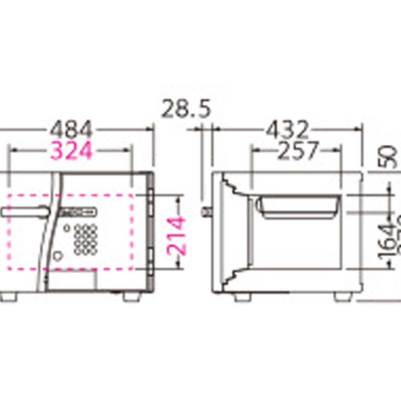 インテリアデザイン金庫 D-FACEシリーズ 2マルチロック式 DFS2-FE