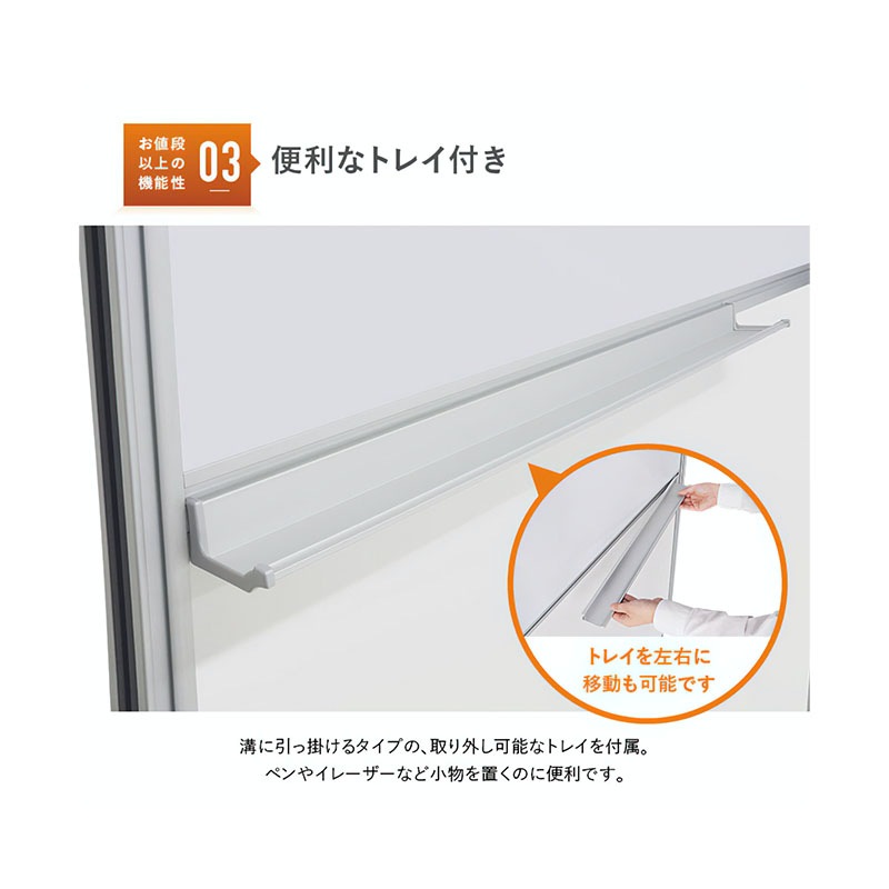 ホワイトボードパーテーション（H1800×W900）  PM0618-WH