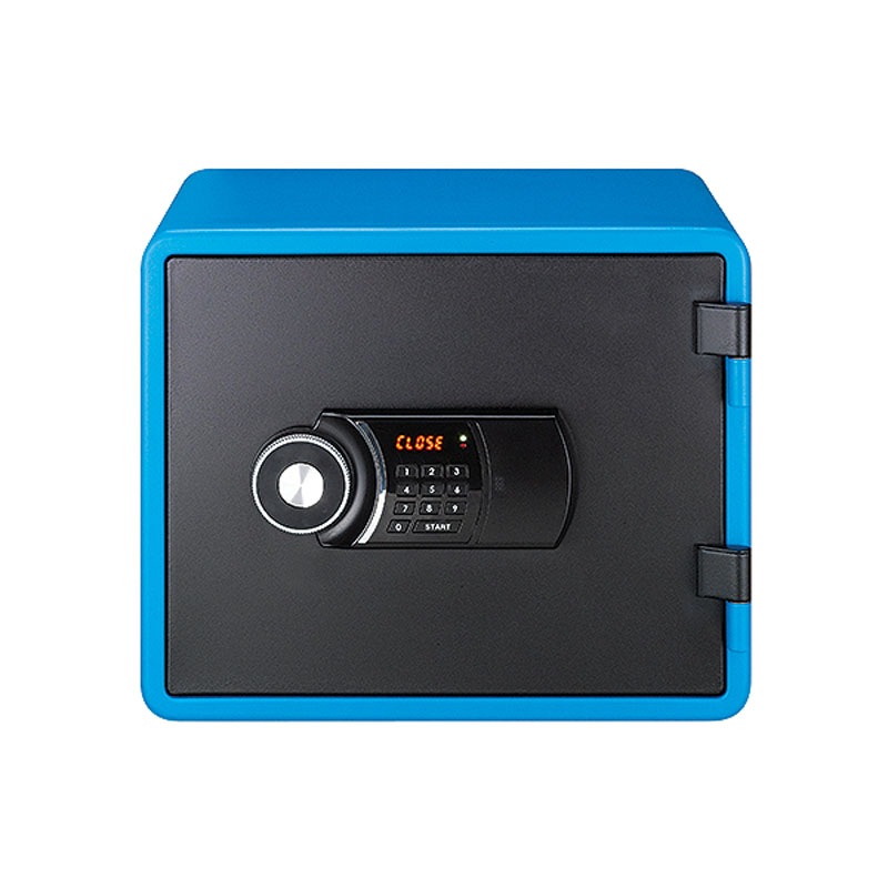 小型耐火金庫 YES COLOR SAFEシリーズ テンキー式 YESM-020BL