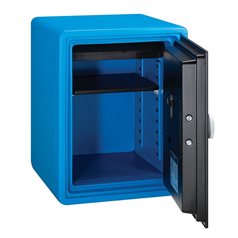 小型耐火金庫 YES COLOR SAFEシリーズ テンキー式 YES-031DBL