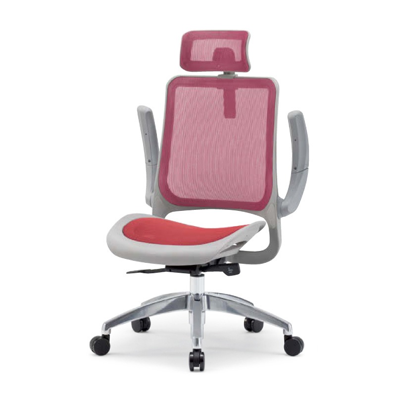 ヘッドレスト付きはね上げ肘付きタイプ アルミ脚　MS-1655AUHGR（M12）