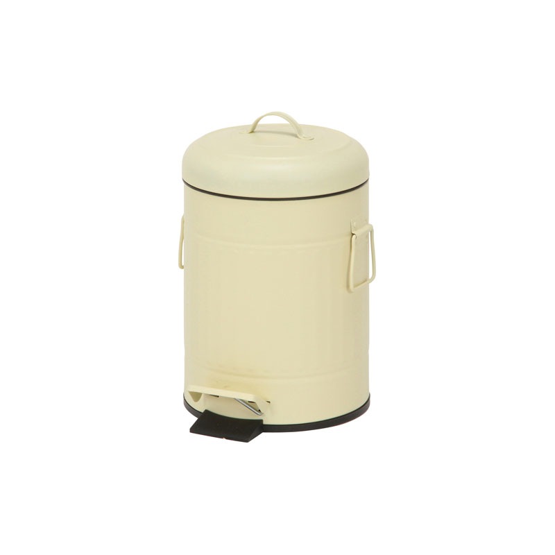 【セット数:6pcs】スチール ラウンドペダルペール 5Ｌ [C/D:34738][C/D:34739][C/D:34740]