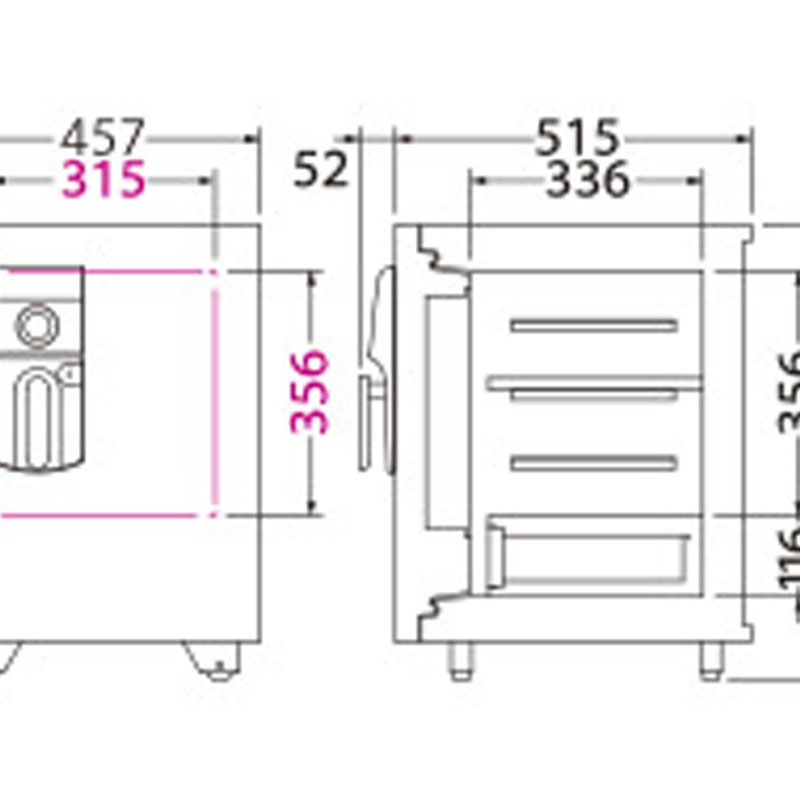 小型耐火金庫 MEISTERシリーズ ダイヤル式 OSD-D