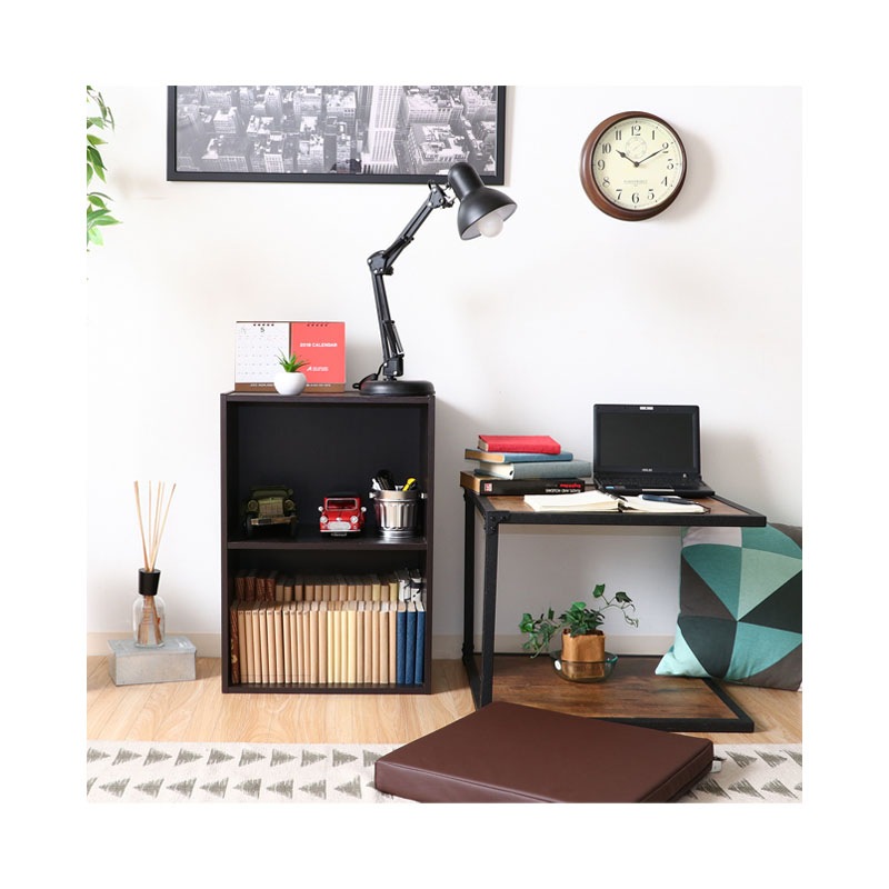 【セット数:2pcs】カラーボックス２段ＢＲ C/D:96503