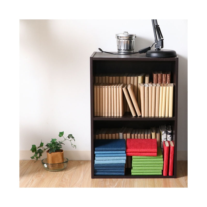 【セット数:2pcs】カラーボックス２段ＢＲ C/D:96503