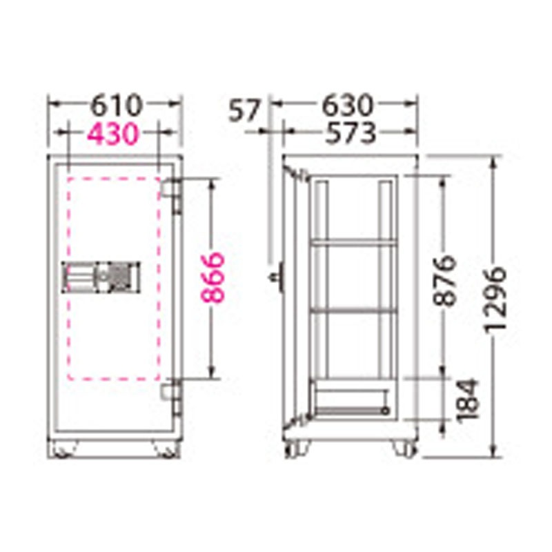 大型耐火金庫 CSシリーズ テンキー式 CS-92E