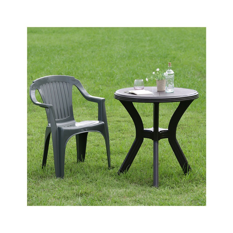 【個人宅配送非対応】PC ラウンドテーブル アンジェロ ブラウン C/D:12279