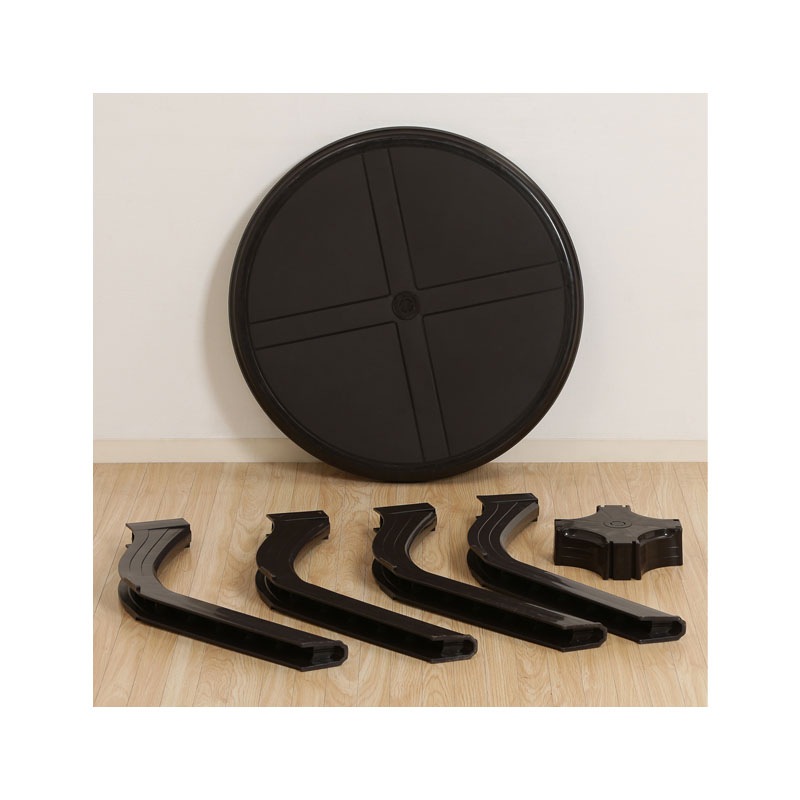 【個人宅配送非対応】PC ラウンドテーブル アンジェロ ブラウン C/D:12279