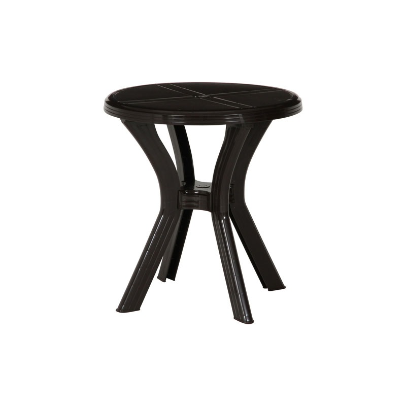 【個人宅配送非対応】PC ラウンドテーブル アンジェロ ブラウン C/D:12279