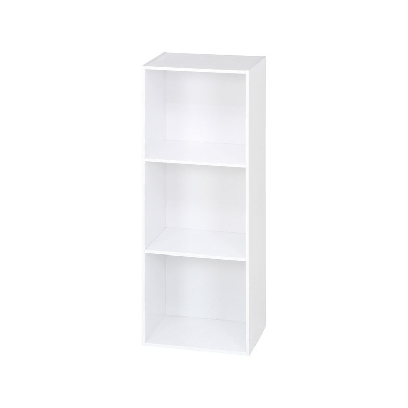 【セット数:2pcs】カラーボックス３段 Ａ４対応 ＷＨ  C/D:96570