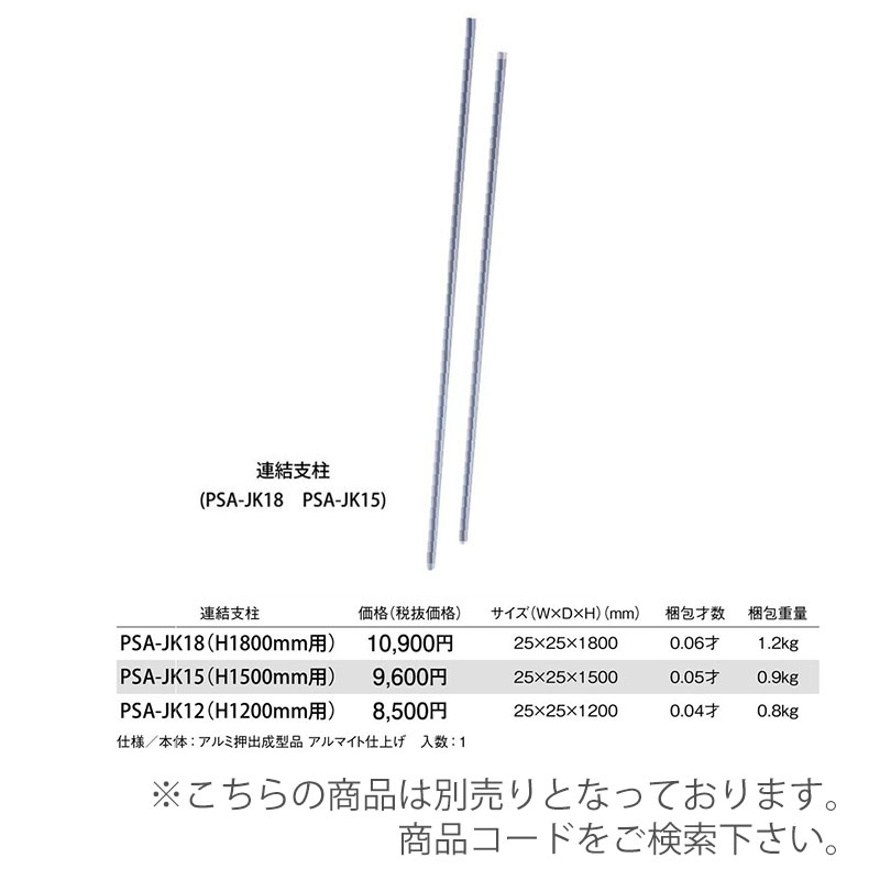 全面透明パネル　PSA-1509F