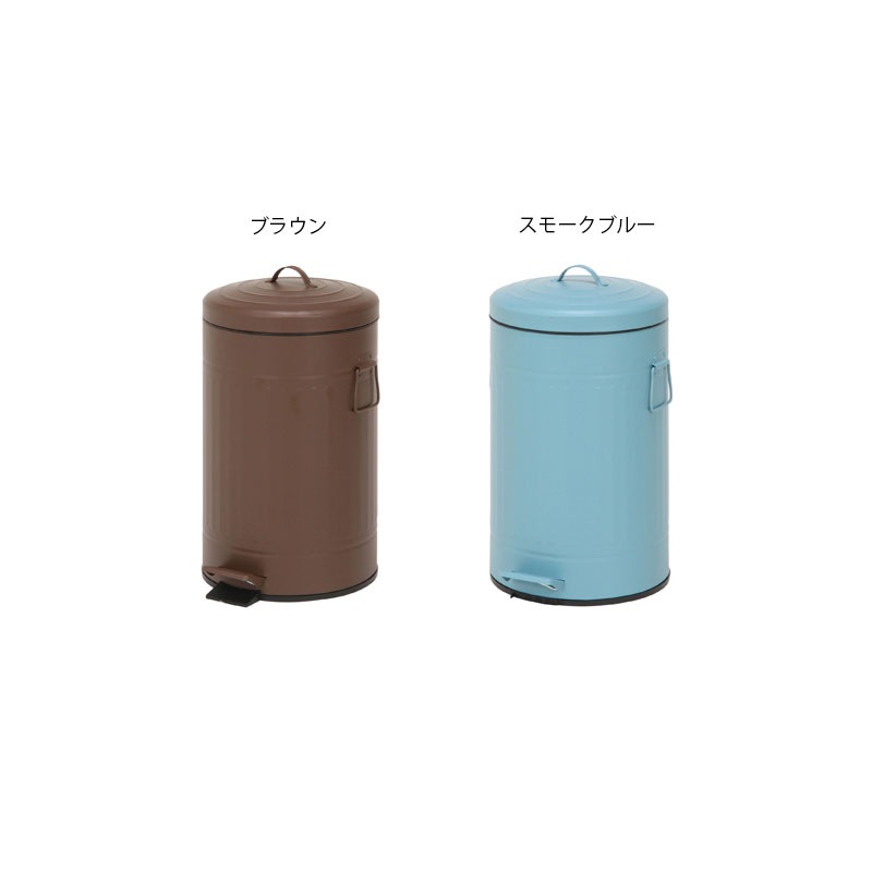 【セット数:3pcs】スチール ラウンドペダルペール１２Ｌ[C/D:34743][C/D:34744]