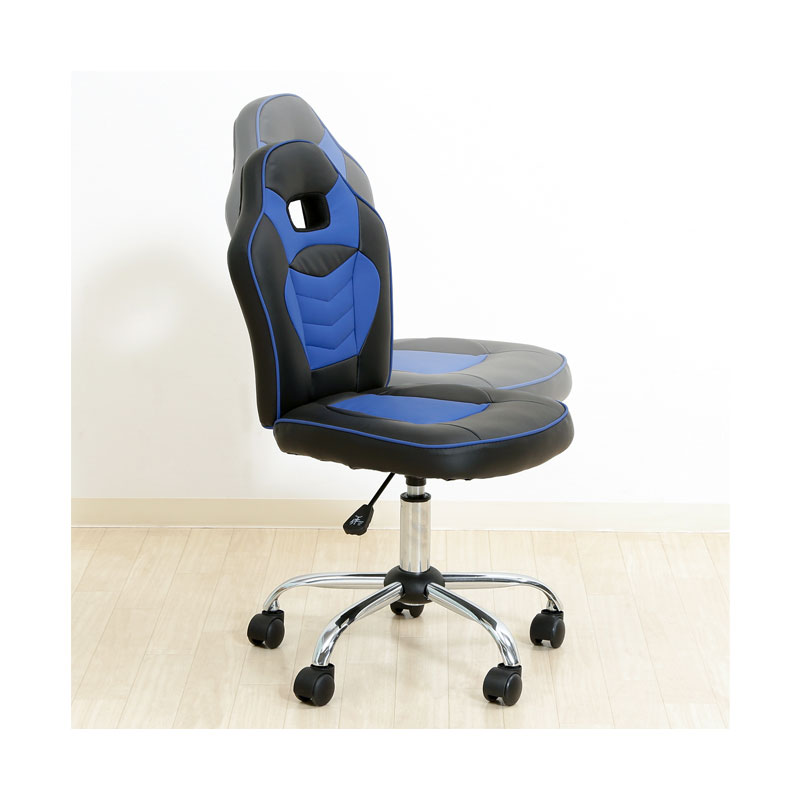 レーシングチェア キッズ用 ブルー C/D:60701