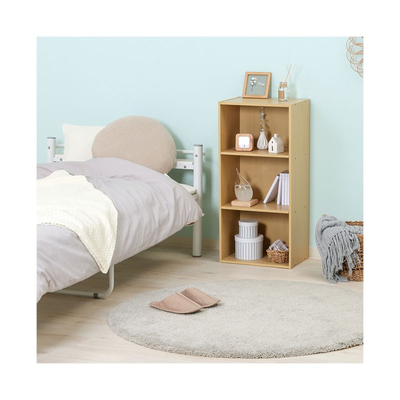 【セット数:2pcs】カラーボックス可動棚３段 ＮＡ  C/D:96600