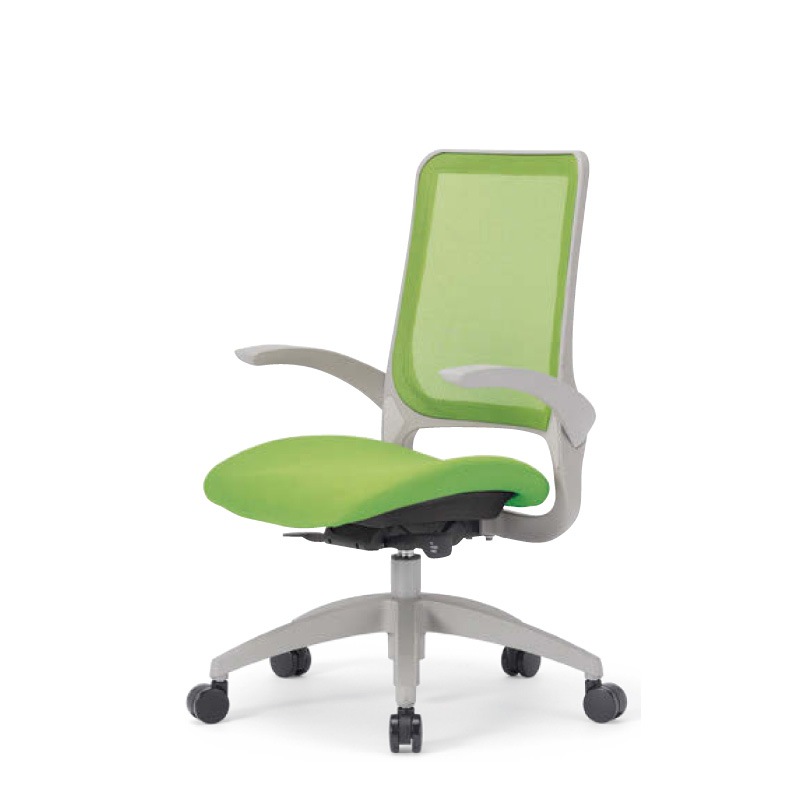 肘付きタイプ 樹脂脚 MS-1615GR（F12)