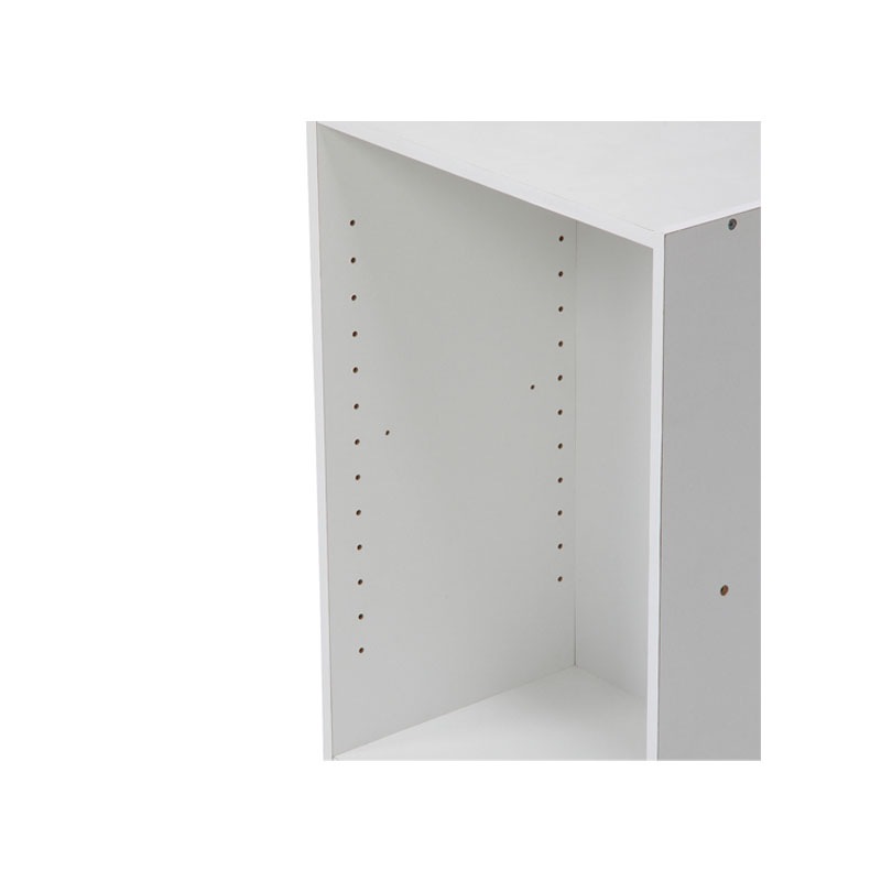 【セット数:2pcs】カラーボックス可動棚２段ＷＨ　 C/D:96613