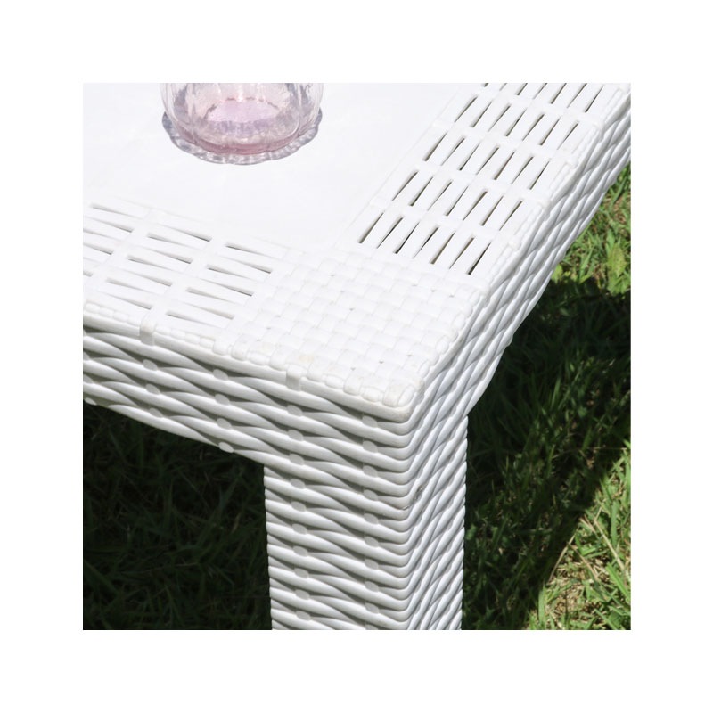 【個人宅配送非対応】ステラ テーブル 80角 ホワイト C/D:12517