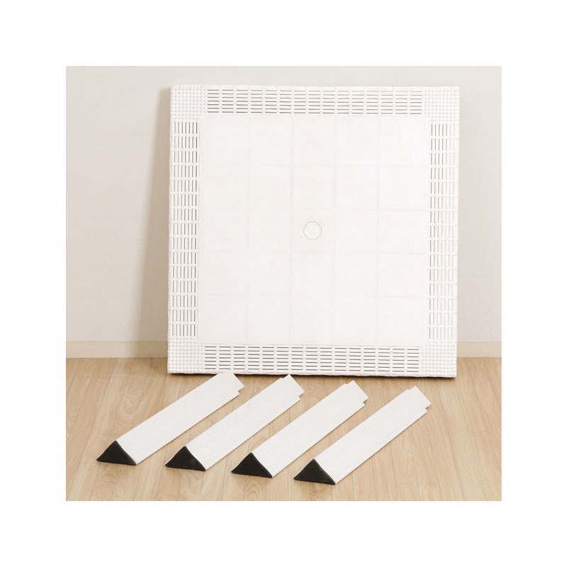 【個人宅配送非対応】ステラ テーブル 80角 ホワイト C/D:12517