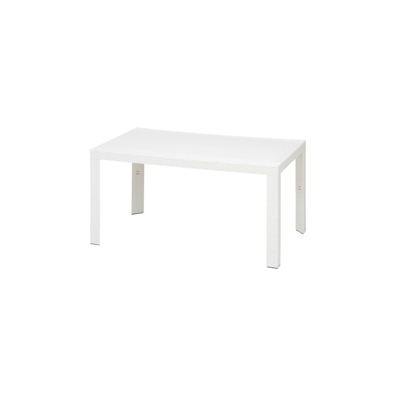 【個人宅配送非対応】ステラ テーブル ８０×１４０ ホワイト  C/D:12518