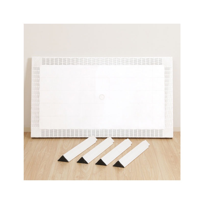 【個人宅配送非対応】ステラ テーブル ８０×１４０ ホワイト  C/D:12518