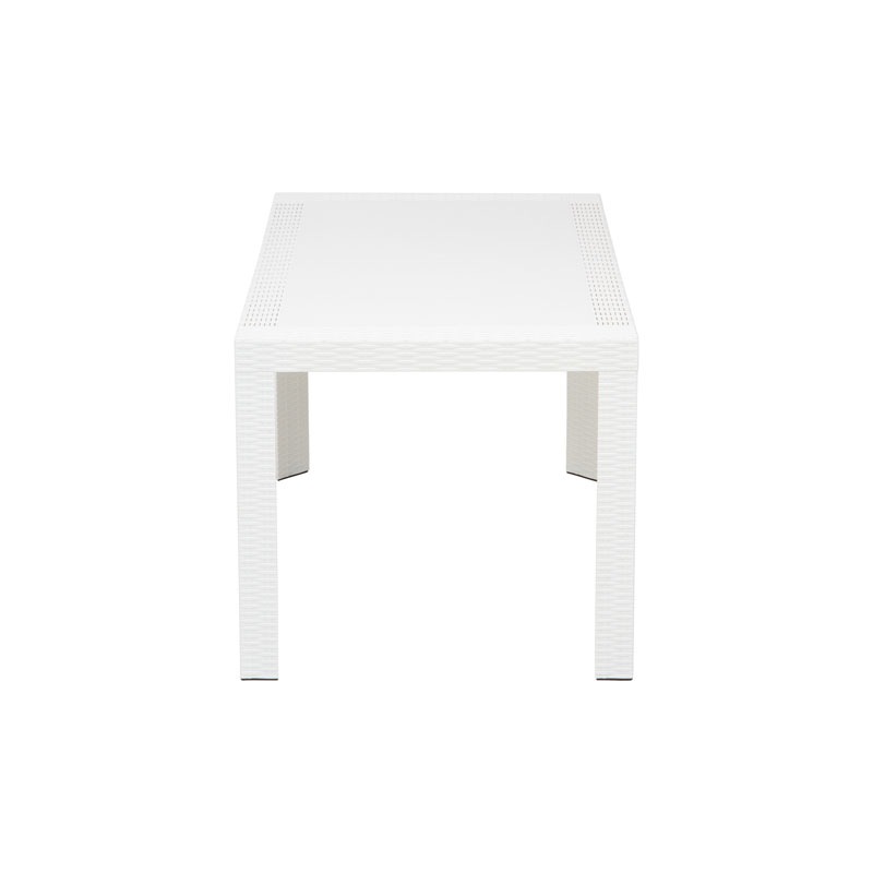 【個人宅配送非対応】ステラ テーブル ８０×１４０ ホワイト  C/D:12518