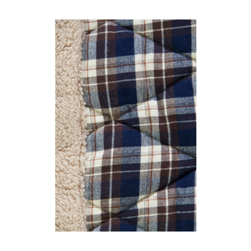 薄掛コタツ布団 正方形 チェック KK-103BL