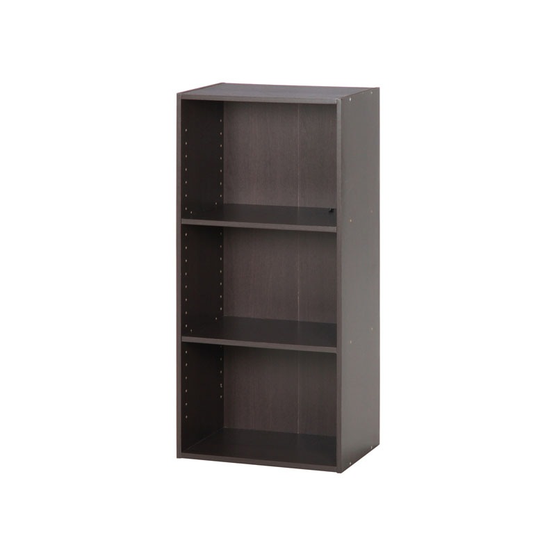 【セット数:2pcs】カラーボックス 可動棚３段 ＢＲ　C/D:97458