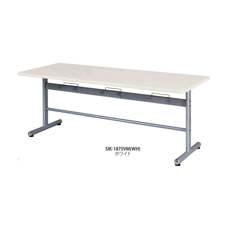 抗ウイルス食堂用テーブル（椅子掛け付）　SIK-1875VM
