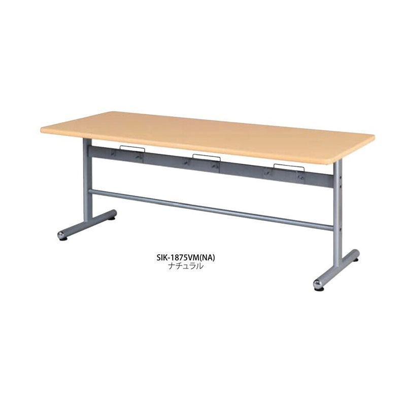 抗ウイルス食堂用テーブル（椅子掛け付）　SIK-1875VM