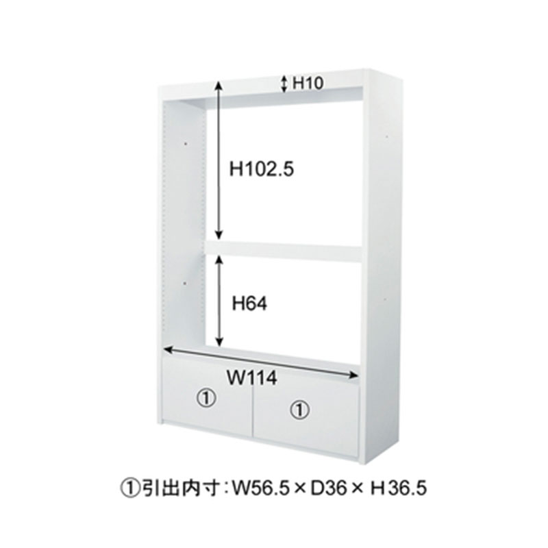 ウォールディスプレイ本体 W120 DIS-721WH