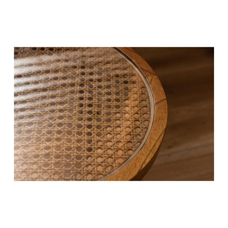 ラウンドガラステーブルM　GT-779BR