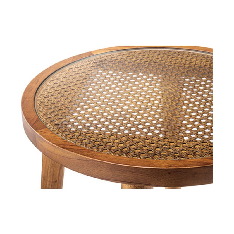 ラウンドガラステーブルM　GT-779BR