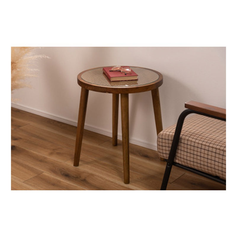 ラウンドガラステーブルM　GT-779BR