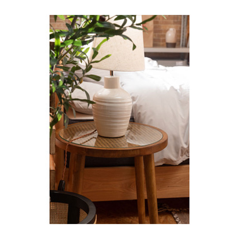 ラウンドガラステーブルM　GT-779BR