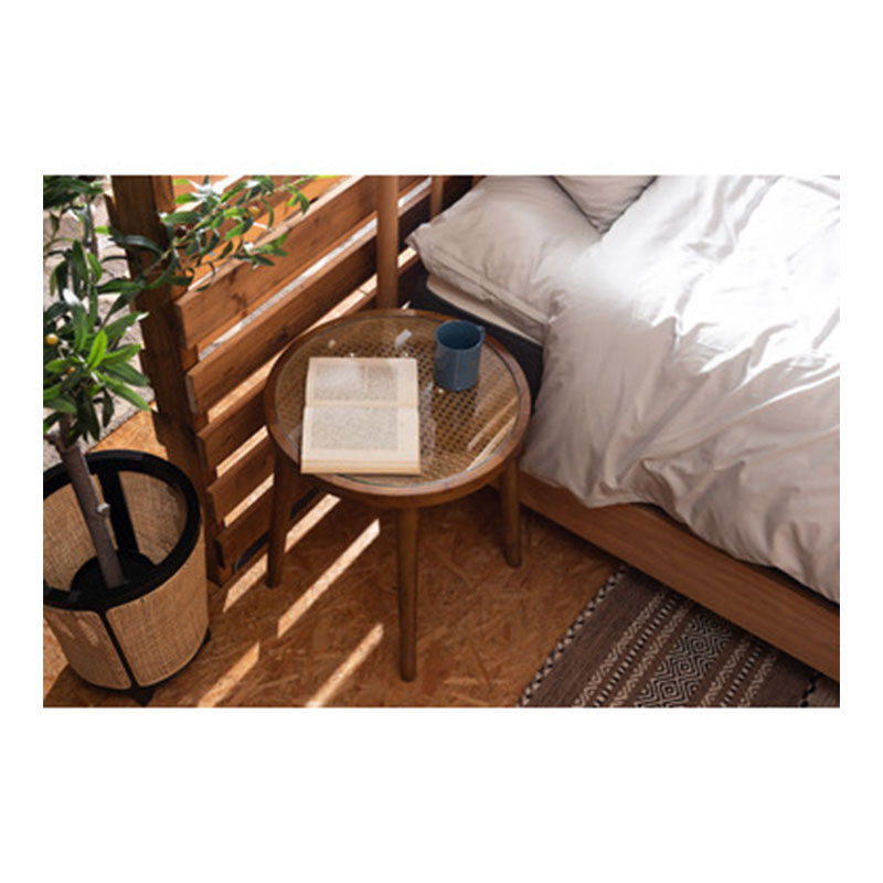 ラウンドガラステーブルM　GT-779BR