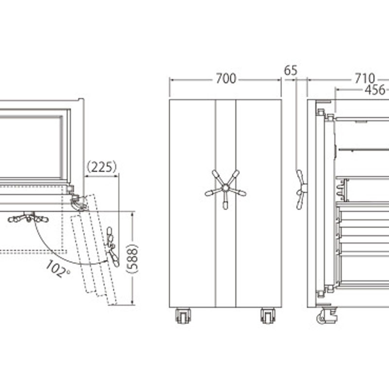 セキュテリア金庫 LU-5000シリーズ　タッチパネルテンキー式 LU-5000TK