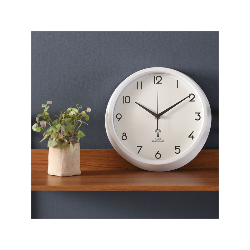 【セット数:3pcs】電波掛時計 カペラ Φ２７ｃｍ [C/D:99275]