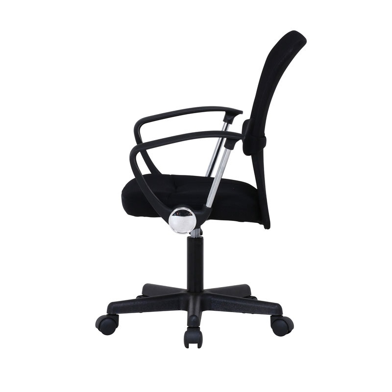 メッシュバックチェアー ハンター 肘付 ＢＫ C/D:90870