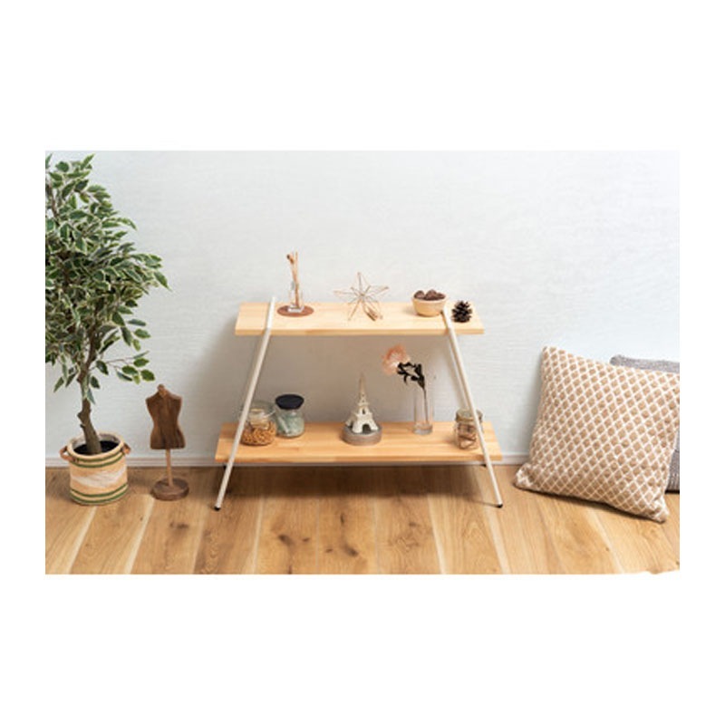 アイアンレッグラック 2段 NIT-10WH