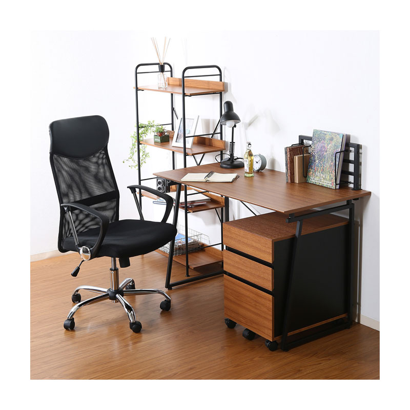 メッシュハイバックチェアー ＨＦ－９８ＢＫ ブラック C/D:90878