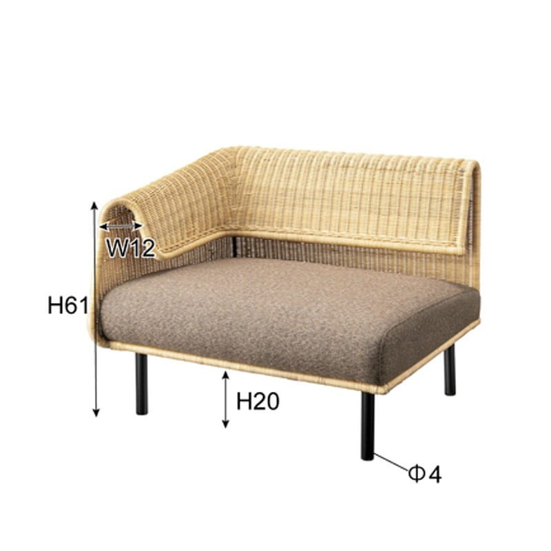 サンドラー 片肘(向かって左) NRS-501B