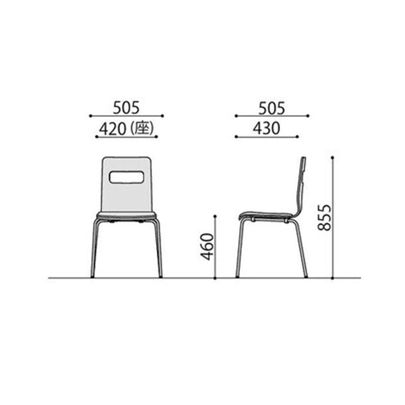 チェア　ALES-P-B