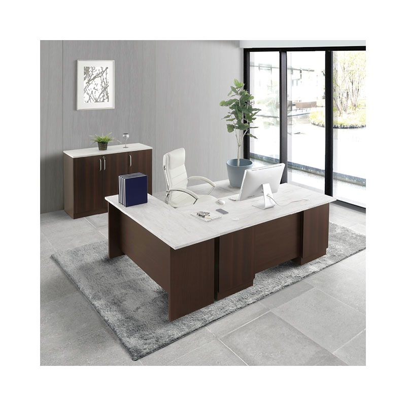 エクティー 国産役員用両袖デスク（W1800×D750×H714）MKG-1875DW