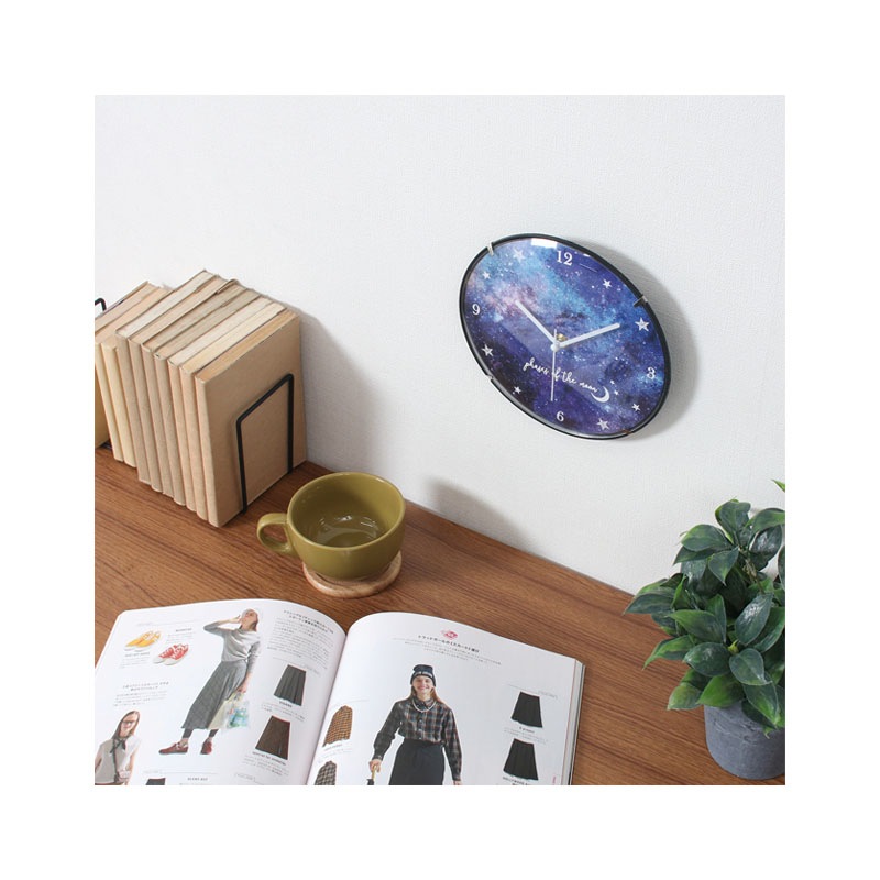 【セット数:6pcs】掛時計 エポック Φ２０ｃｍ ＭＯＯＮ[C/D:27320]