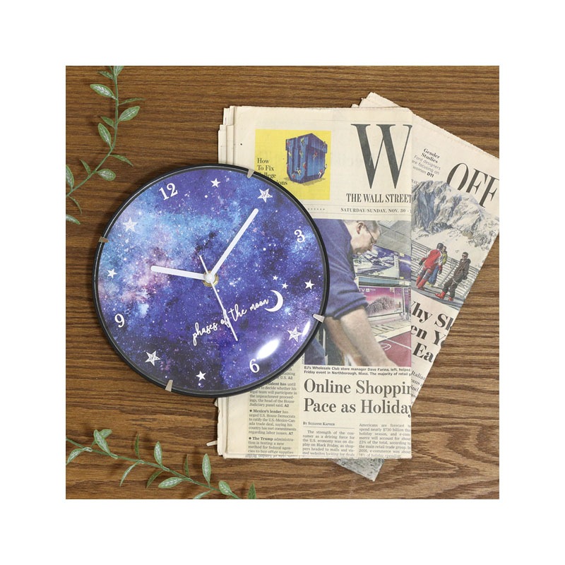 【セット数:6pcs】掛時計 エポック Φ２０ｃｍ ＭＯＯＮ[C/D:27320]