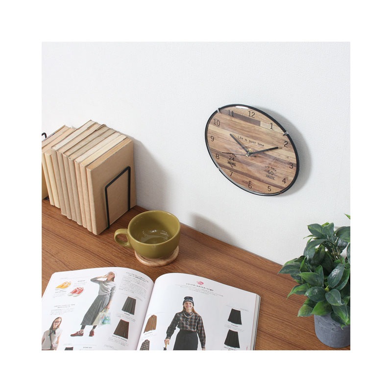 【セット数:6pcs】掛時計 エポック Φ２０ｃｍ ＬＩＦＥ[C/D:27321]