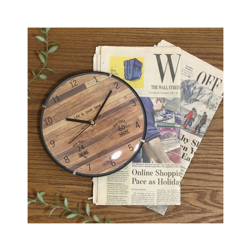 【セット数:6pcs】掛時計 エポック Φ２０ｃｍ ＬＩＦＥ[C/D:27321]