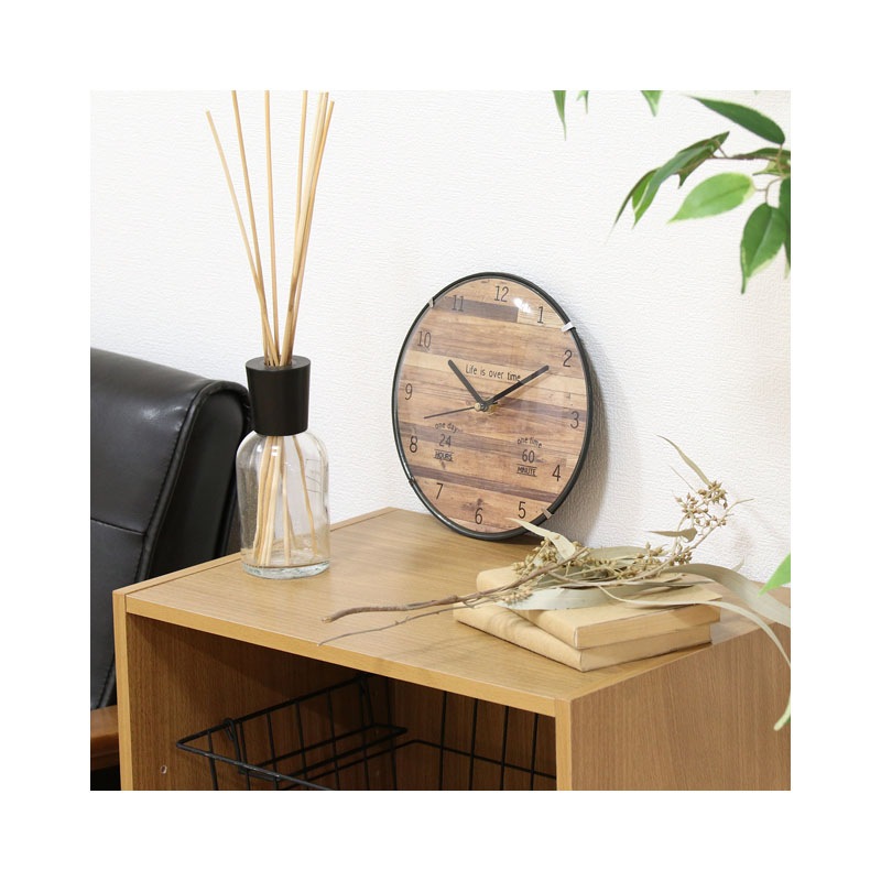 【セット数:6pcs】掛時計 エポック Φ２０ｃｍ ＬＩＦＥ[C/D:27321]