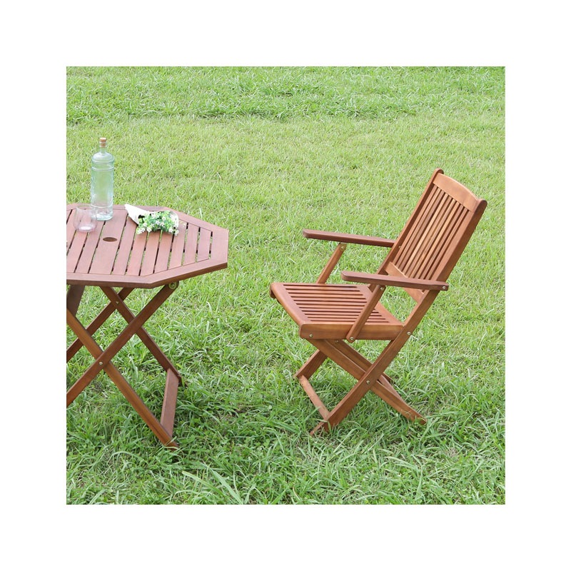 【セット数:2pcs】フォールディングチェア （肘付） ＃ＧＣ９２ＪＰ   [ C/D:81059]