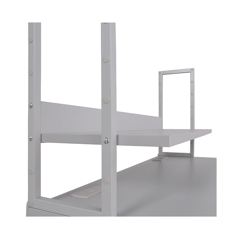 デスク用上棚・机上ラック（W1155×D295×H486）挟み込み式 KD-127-UT